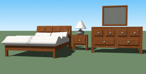 Interior, Furniture, Bedroom Suite