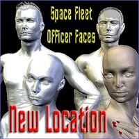 Space Fleet Officer Faces