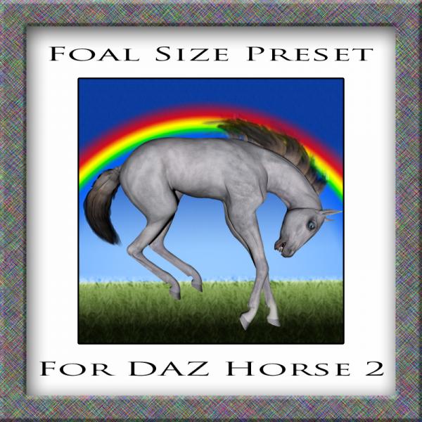 DAZ Horse 2: Foal Preset