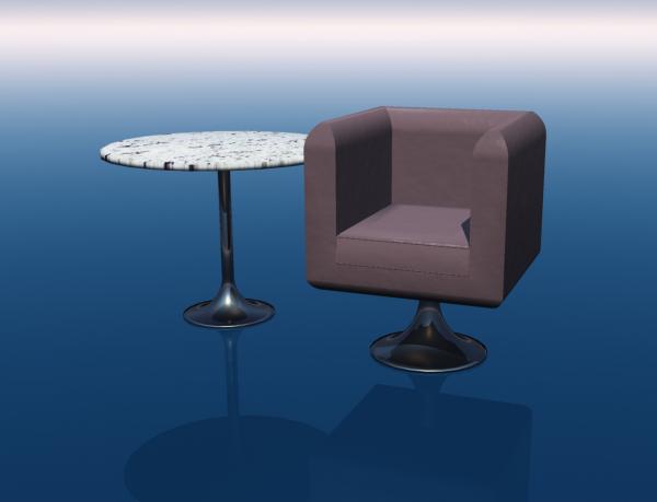 Furniture, Chair &amp; Table Set III