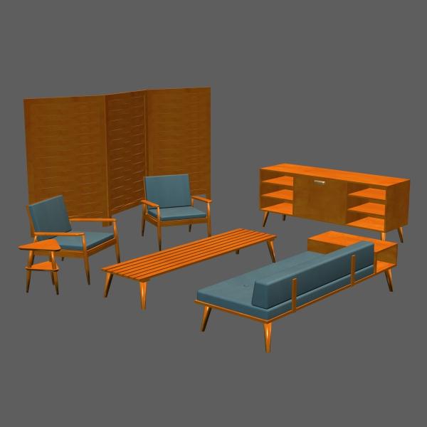 Mid-Century Modern Furniture Set