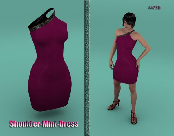 Shoulder-Mini-Dress for Genesis