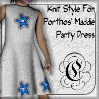 COF Knit Styles for Porthos' Maddie Party Dress