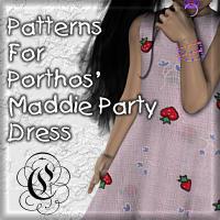 COF Patterns for Porthos' Maddie Party Dress