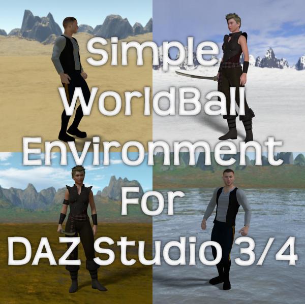 Simple DAZ Studio WorldBall