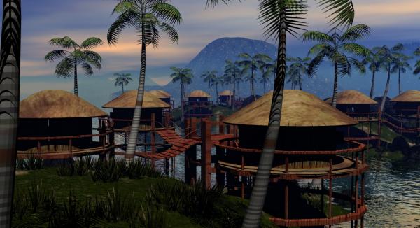 tropical paradise - 3D Model - ShareCG