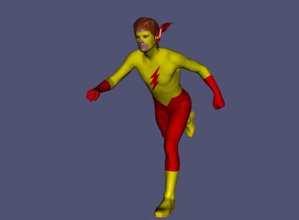 Kid Flash Textures for Genesis G Suit