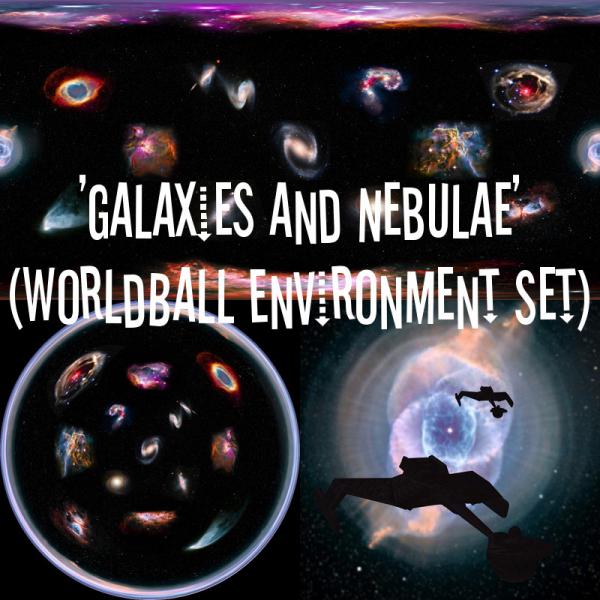 Galaxies And Nebulae WorldBall Environment Set