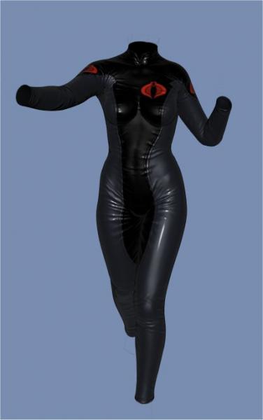 The Baroness G2 Female Hero Suit texture only