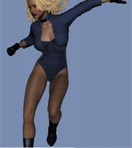 Black Canary Texture for Smays G2 Hero Suit