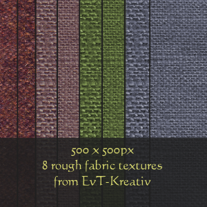 Rough fabric textures