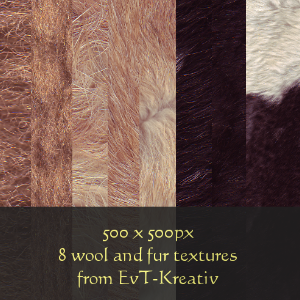 Wool and fur textures