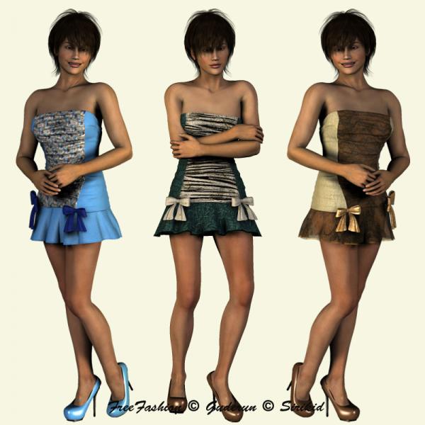 3 Textures for Sweethard-Dress from EvilInnocence