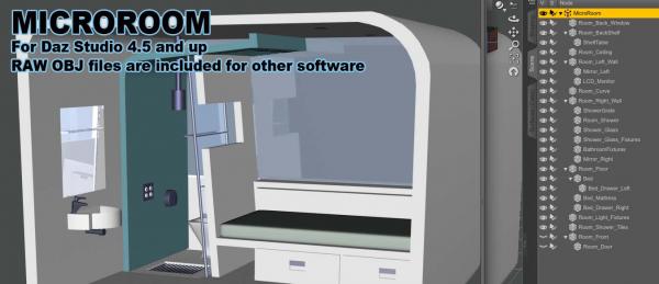 MicoRoom for DS4.5 and OBJ files