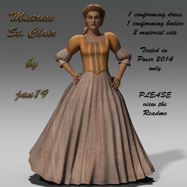 Mistress St. Clair for Dawn (at HiveWire3d)