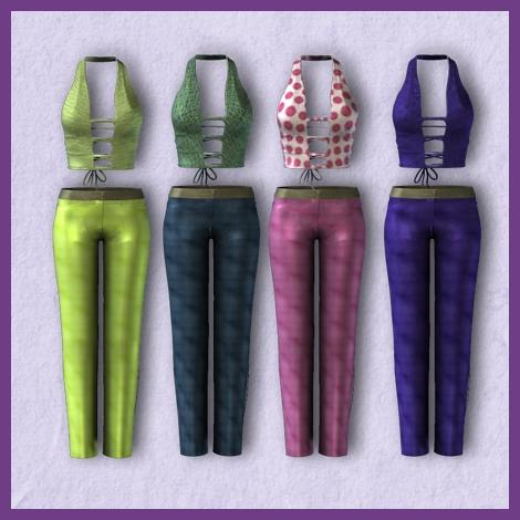 Textures for Sanbie's ZanbeniGyrl Outfit