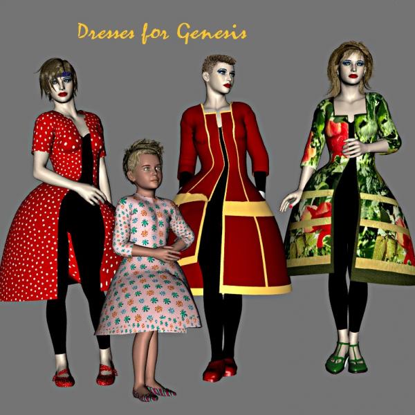 Dresses for Genesis