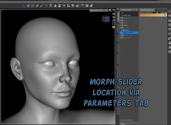 Morena Head Morph for Genesis 2 Female