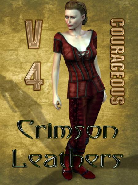 Crimson Leathers for V4 Courageous