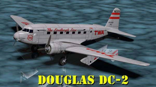 Douglas DC-3 - TWA DC-2 for Microsoft Flight Simulator