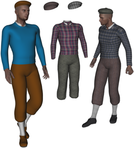 Golf Outfit for Genesis 2 Male