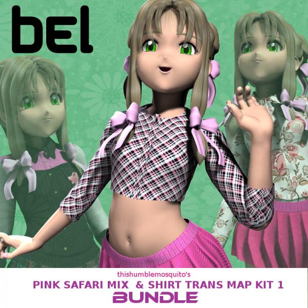 Pink Safari Mix Bundle 1- Bel Public Freebie