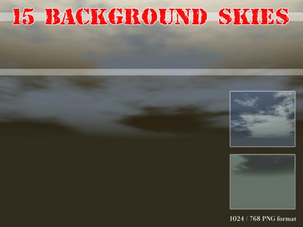 ** 15 Background Skies **