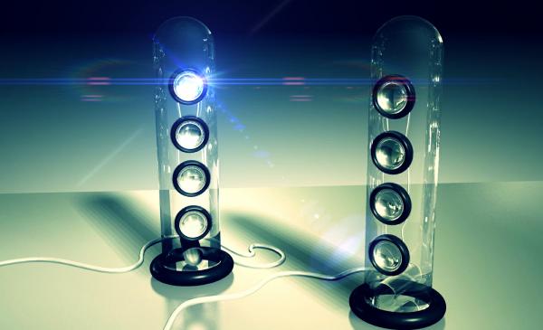 Glass speakers