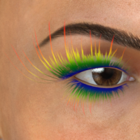 Rainbow Party eyelashes