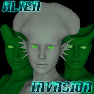 MMD Alien Invasion for V4