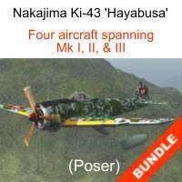 Nakajima Ki-43 Bundle (Poser)