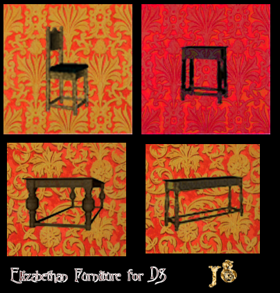 Elizabethan Furniture for DS