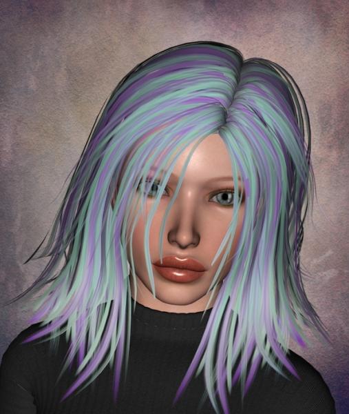 Mostly Universal Hair Shader - Stripes