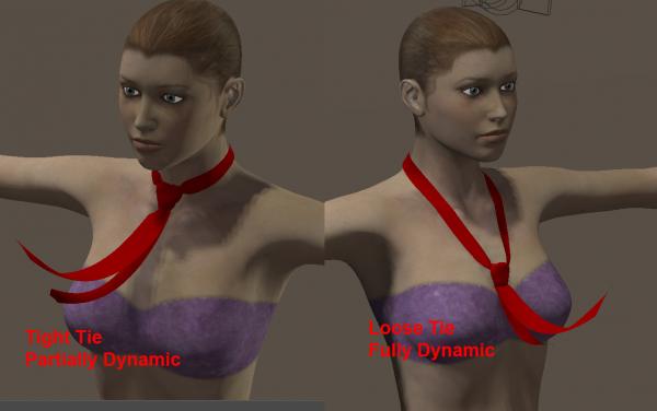 Boyfriend Ties - Poser Dynamic Ties for V4