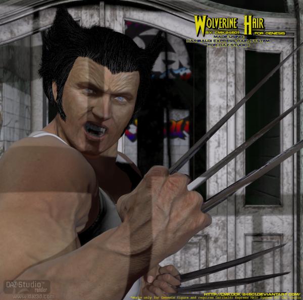 Wolverine Hair for Genesis