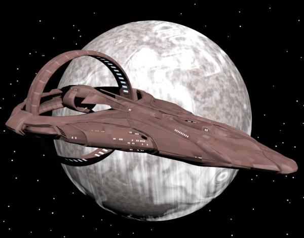 Vulcan D&#039;Kyr class spaceship