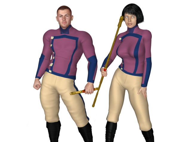 AA Commonwealth High Guard Uniform for M4 Valiant