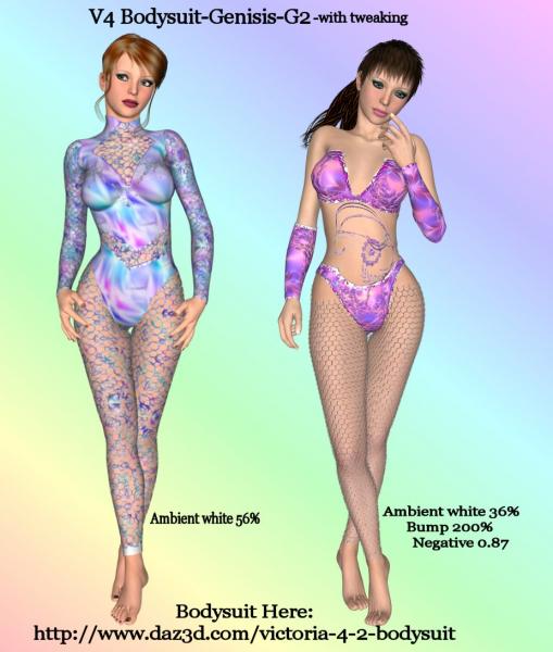 V4 BodySuit Rainbow-textures