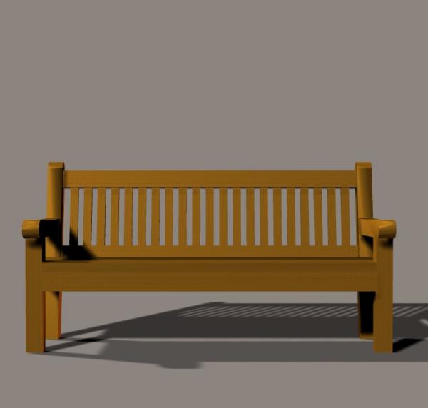 Wooden Bench