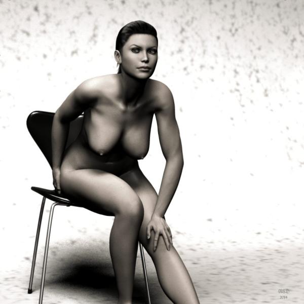 Nude on Chair