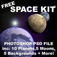 Space Construction Kit (32 Photoshop PSD Layers)