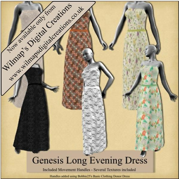 Genesis Long Evening Dress