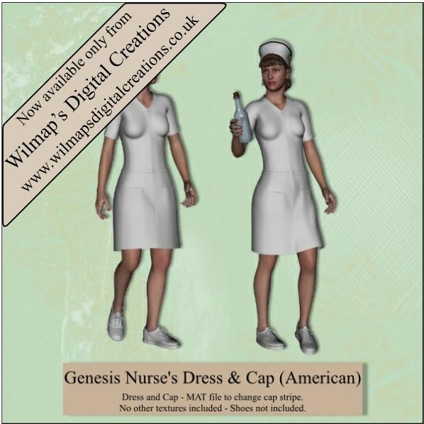 Genesis Nurse's Dress & Cap (American)