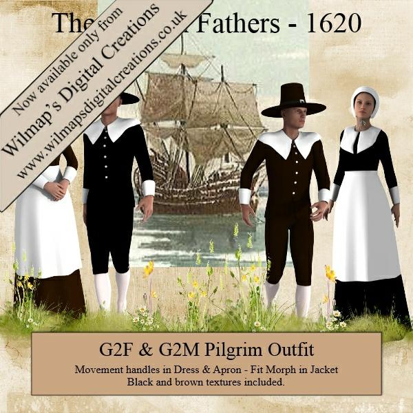 Pilgrim Fathers Outfits for G2F & G2M