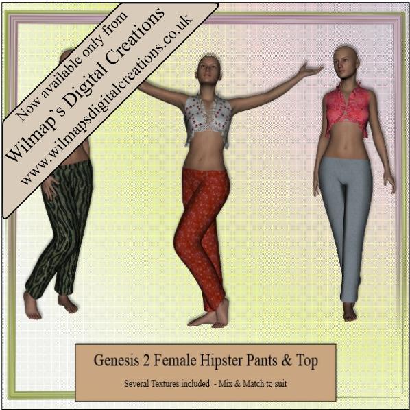 Genesis 2 Female Hipster Pants & Top