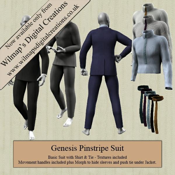 Genesis Pinstripe Suit Jacket UPDATE