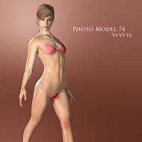 Photo Model 74 Pose for V4, V5 & V6