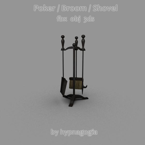 Poker/Broom/Shovel