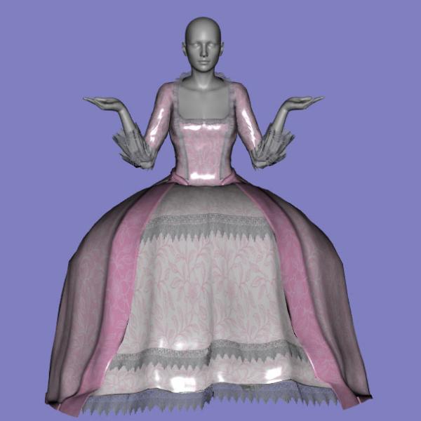 Chris Cox&#039;s Rococo Dress updated for G2F