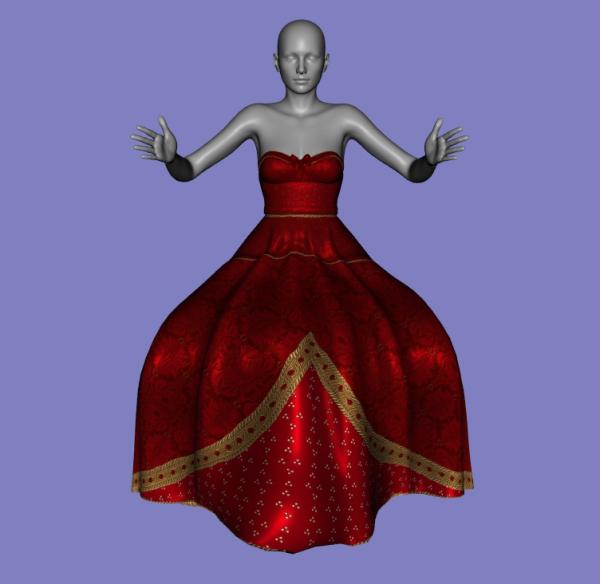 Sit Morph for Mec4D&#039;s Queen of Hearts Gown G2F